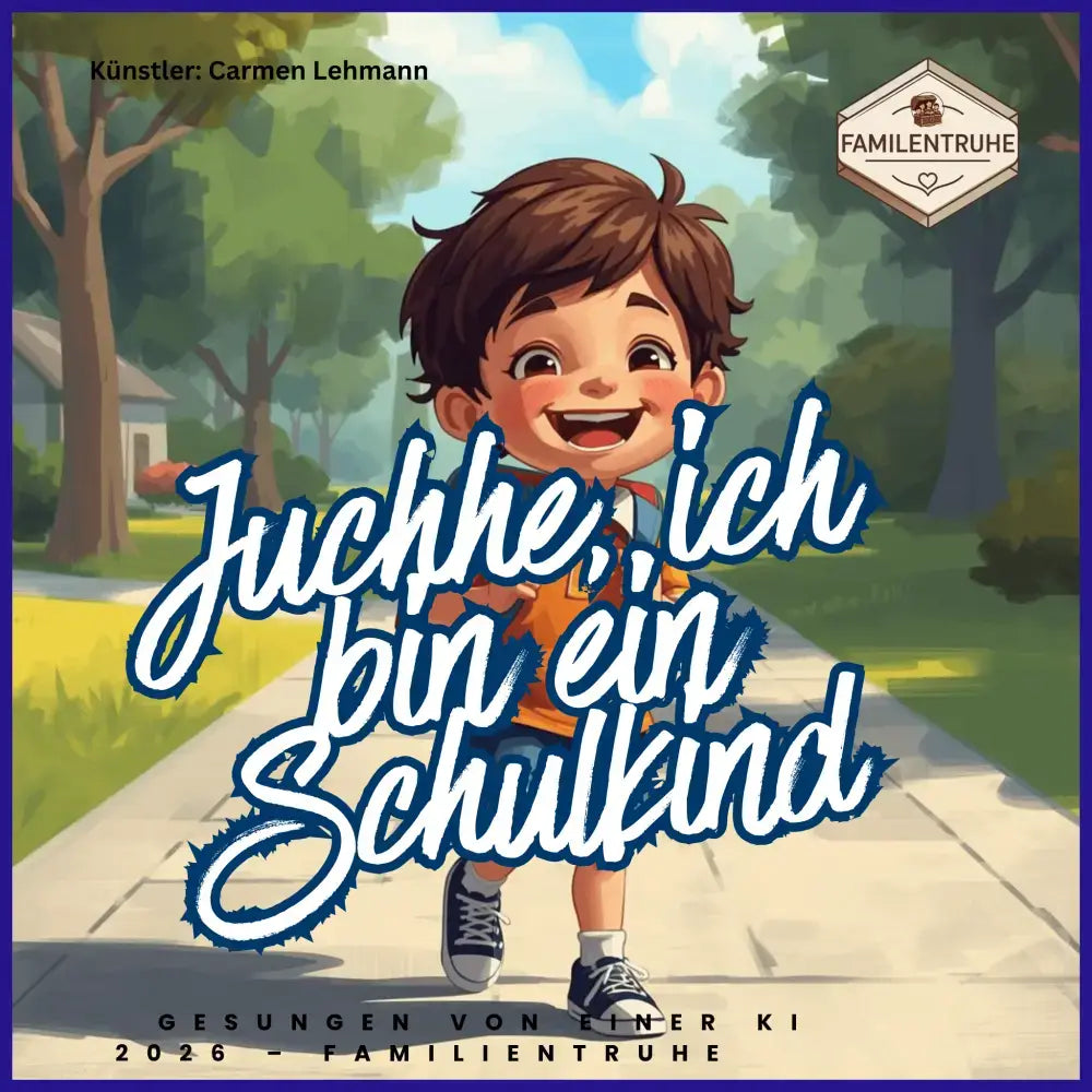 Kinderlied-Juchhe ich bin ein Schulkind - Kinderlied