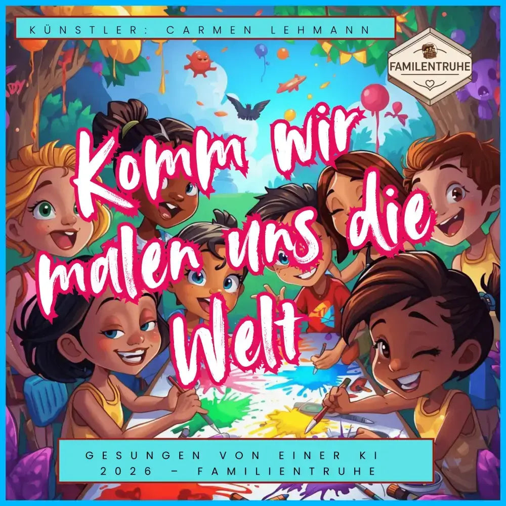 Kinderlied -Komm wir malen uns die Welt