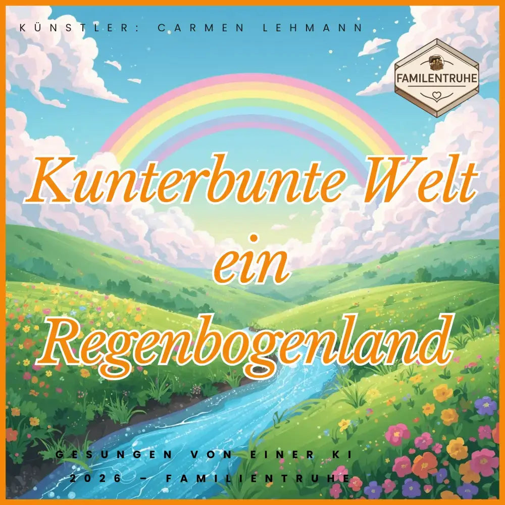 Kinderlied-Kunterbunte Welt ein Regenbogenland - Kinderlied