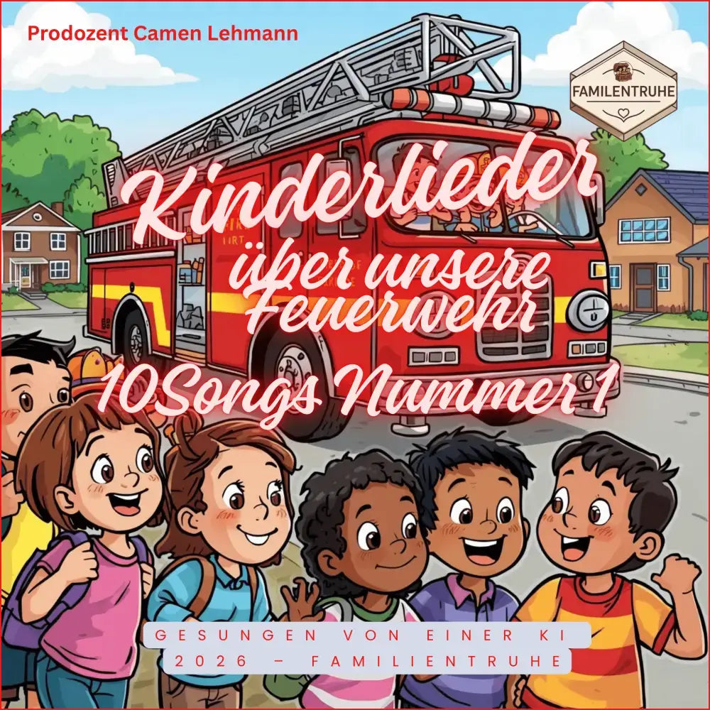Kinderlieder über unsere Feuerwehr 10 Songs Nummer 1 - Kinderlieder-Paket