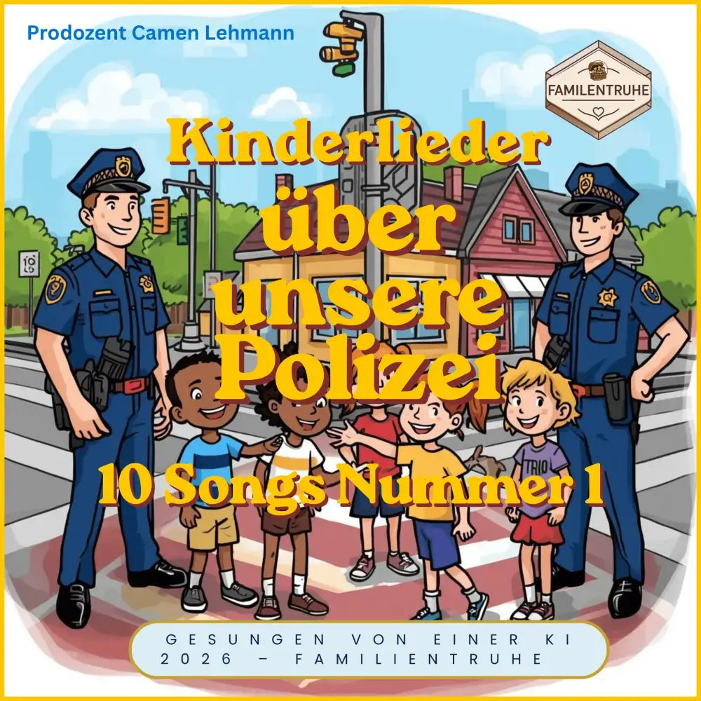 Kinderlieder über unsere Polizei 10 Songs Nummer 1 - Kinderlieder-Paket