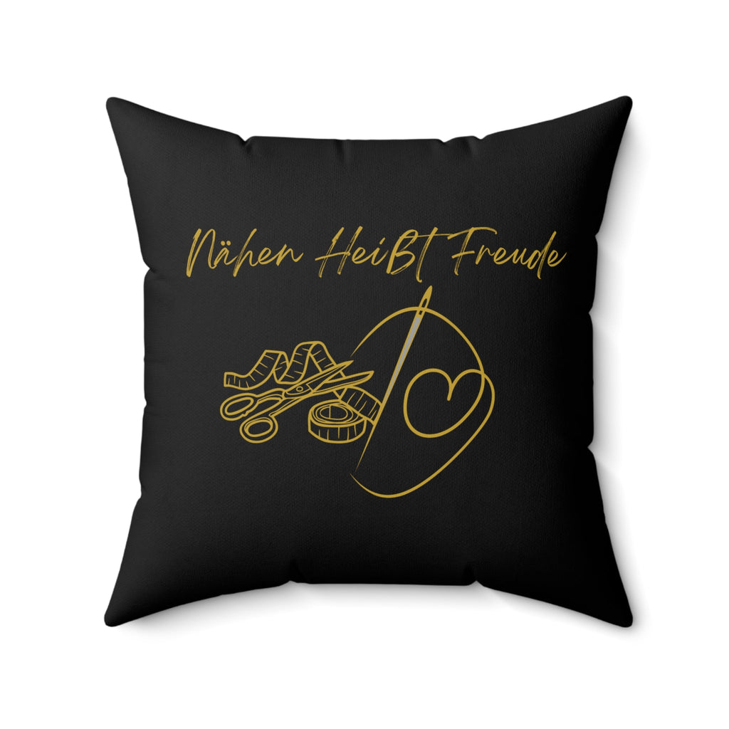 Kissen Nähbegeisterte - Gemütliches Dekor für Bastler, Geschenk - Familientruhe