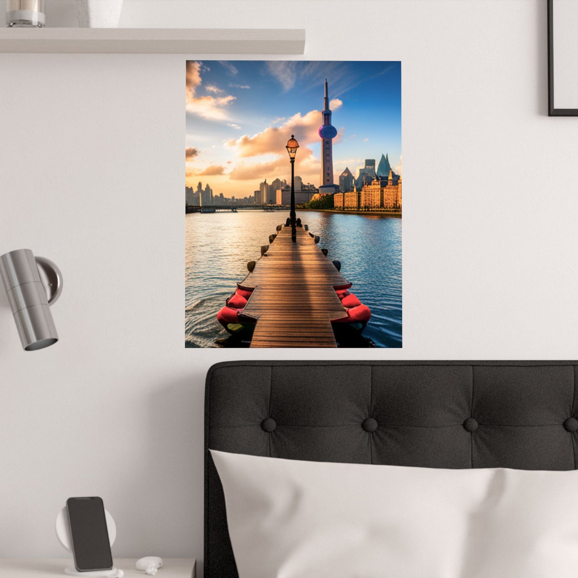 Künstlerische Satin Poster, Wand Kunst Dekor, Fotografie Druck - Familientruhe