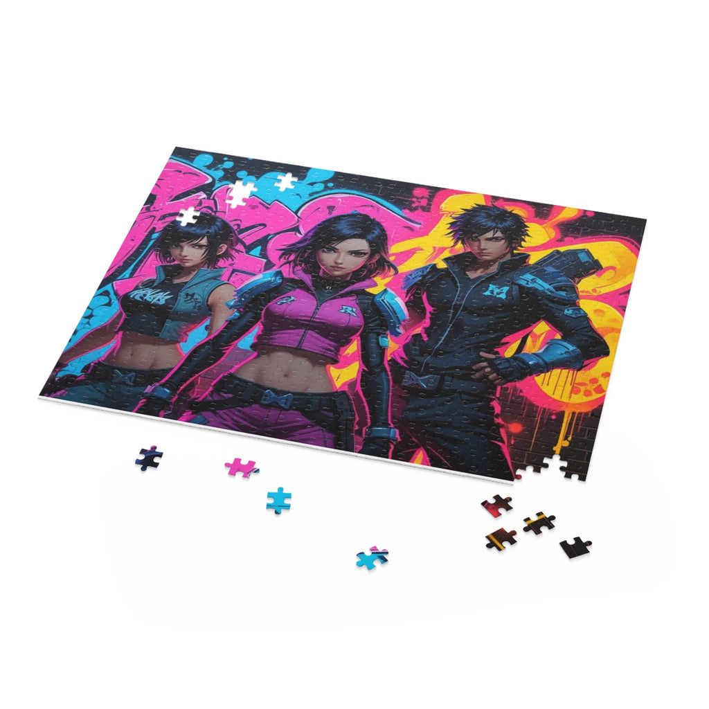 Lebendiges Street - Art - Puzzle 500 Teile - Familientruhe