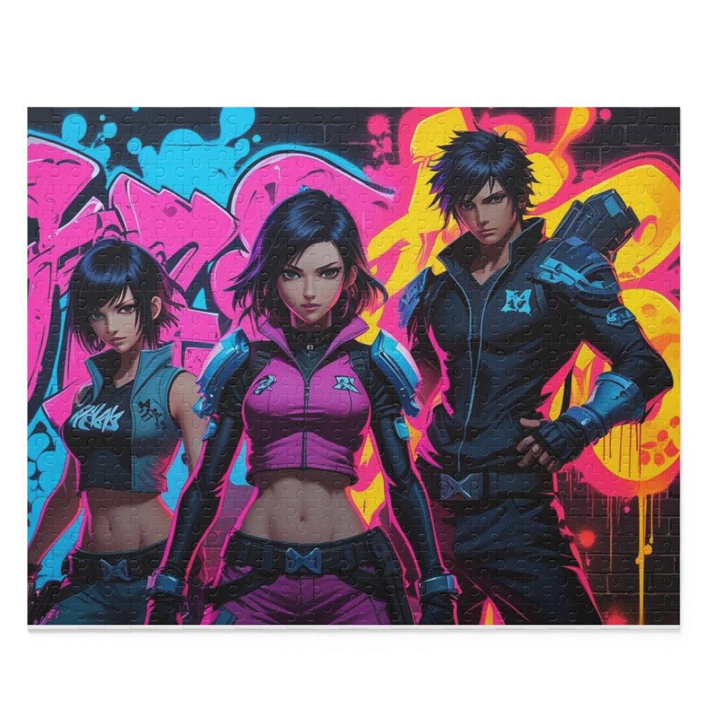 Lebendiges Street - Art - Puzzle 500 Teile - Familientruhe