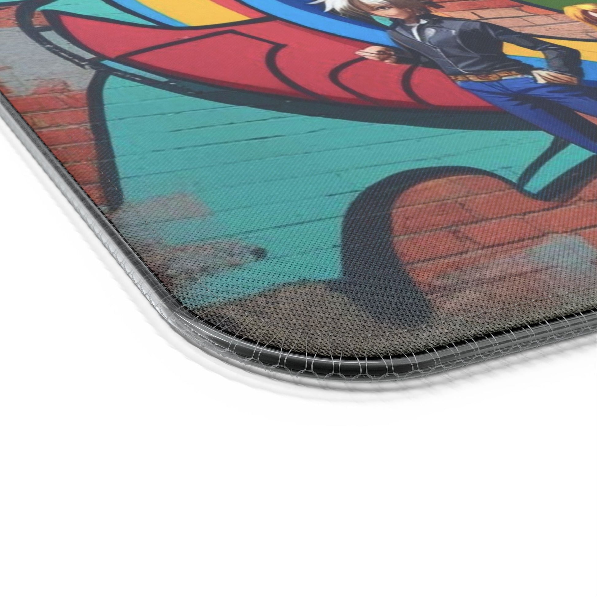 LED - Gaming - Mauspad mit kabellosem Laden, bunte Kunst, Gamer - Geschenk - Familientruhe