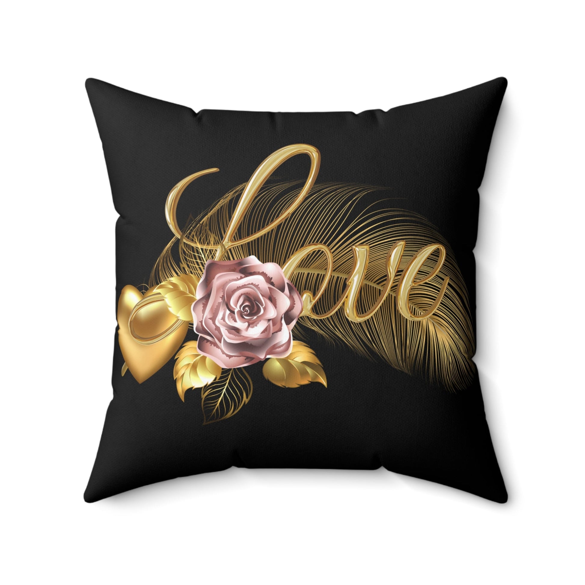 Love Rose Dekokissen, Wohndeko, Romantisches Geschenk - Familientruhe