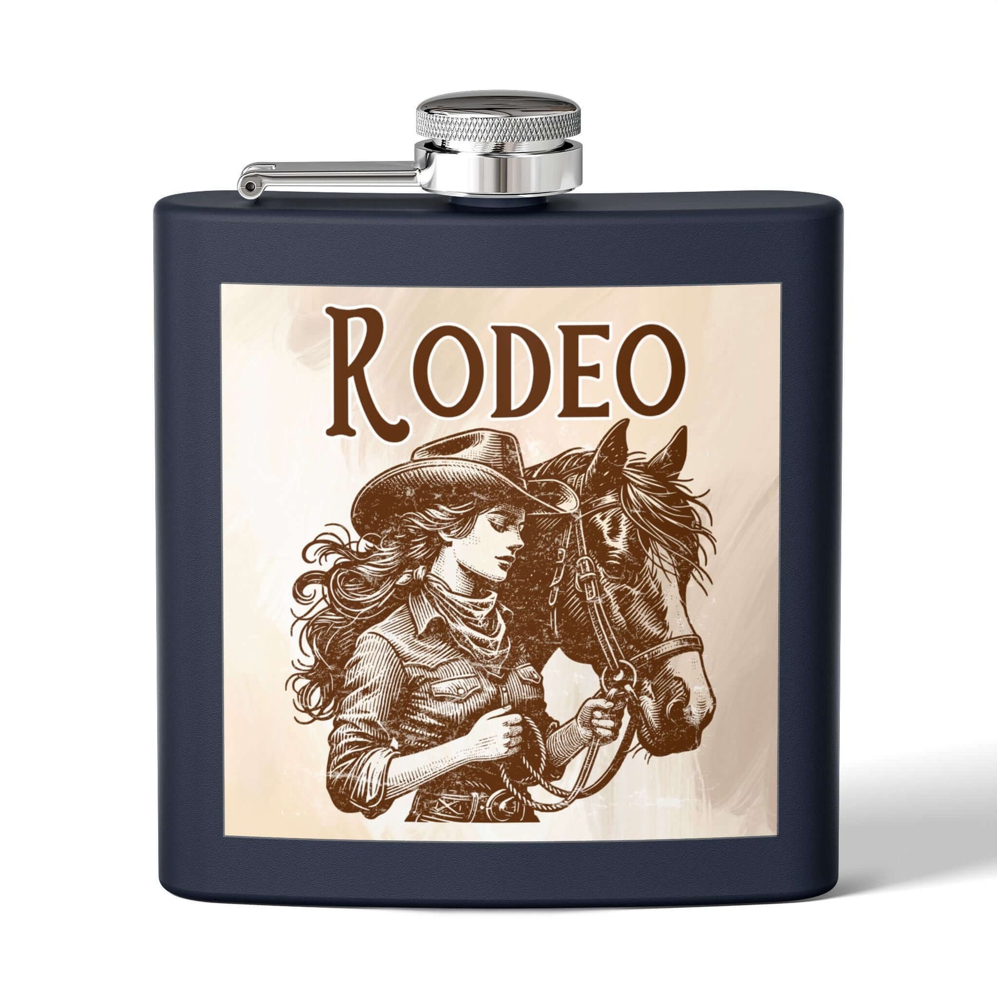 Magischer Flachmann aus Edelstahl – 170 ml – perfektes Geschenk für Westernfans - Familientruhe