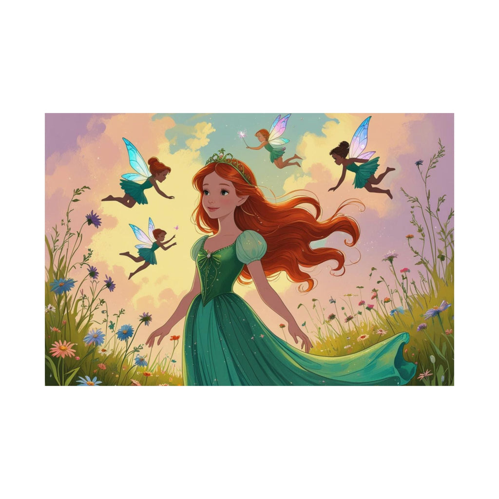 Märchen Satin Poster, Zauberhafte Wandkunst - Familientruhe