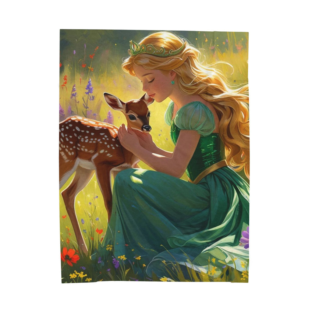 Märchenhafte Plüschdecke aus Samt – Gemütliches Geschenk für Kinder - Familientruhe