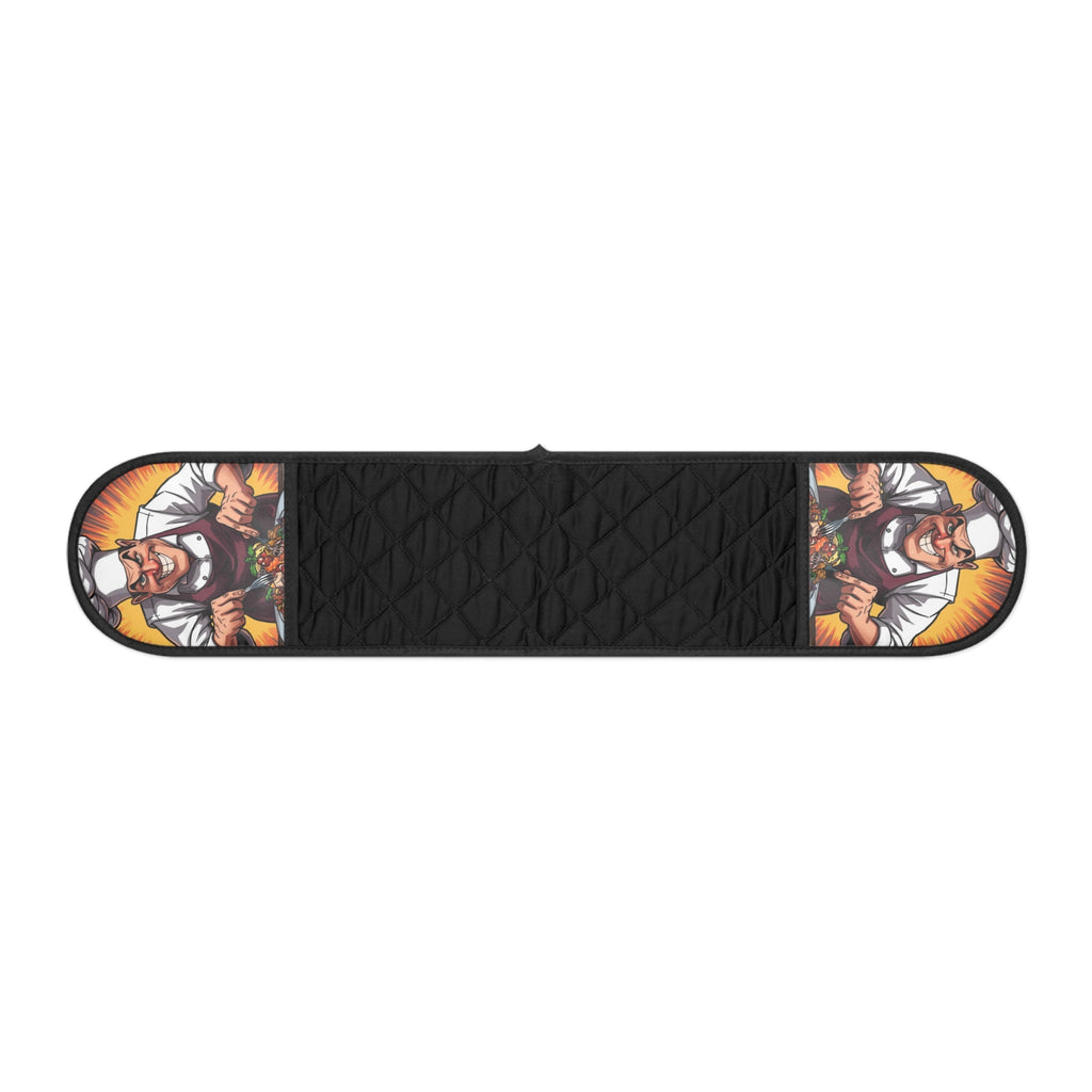 Ofenhandschuhe im Chef - Stil für Küchenkrieger, einzigartiges Kochgeschirr - Geschenk - Familientruhe