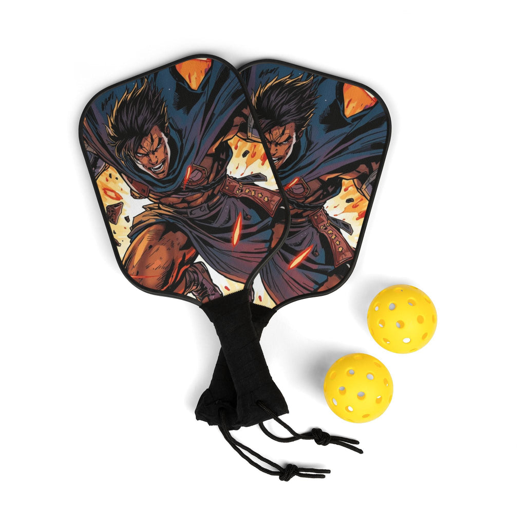 Pickleball - Schläger - Set mit auffälligem Design - Familientruhe