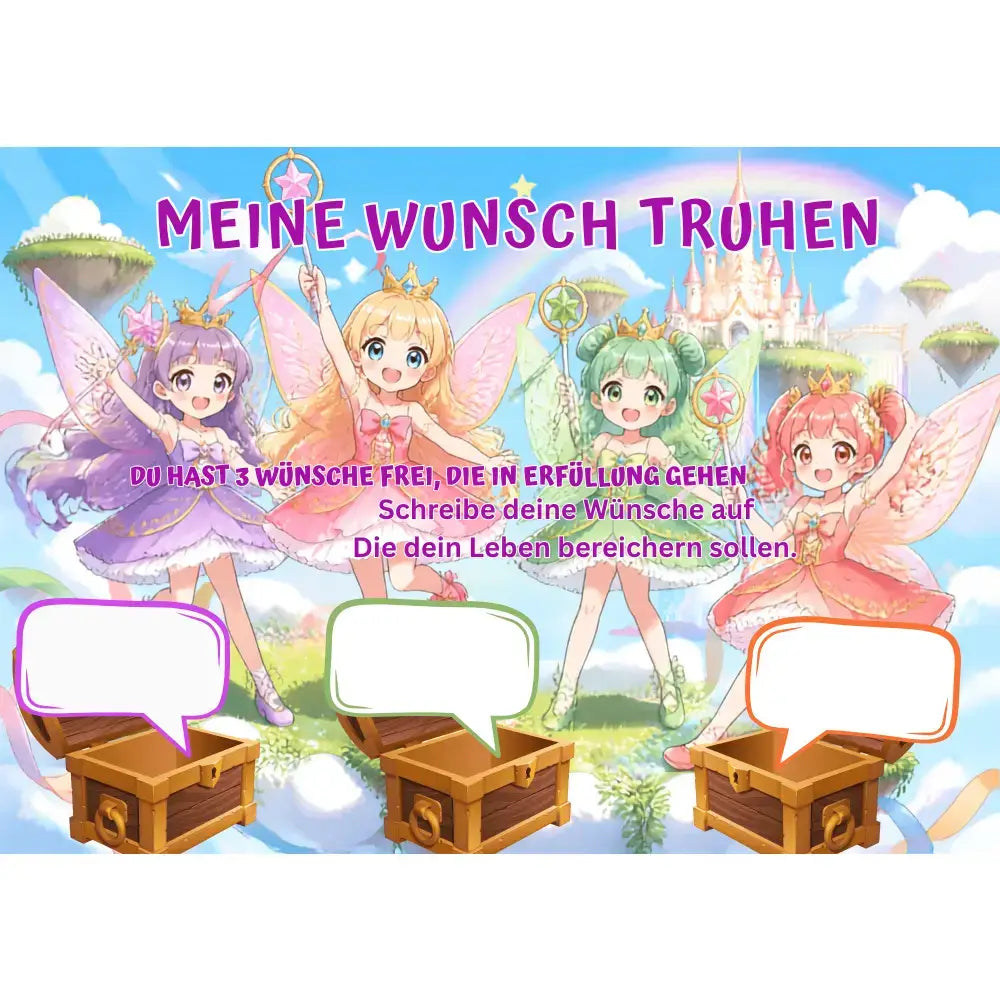 Poster für deine Wünsche- Fee Nummer 4 Digital