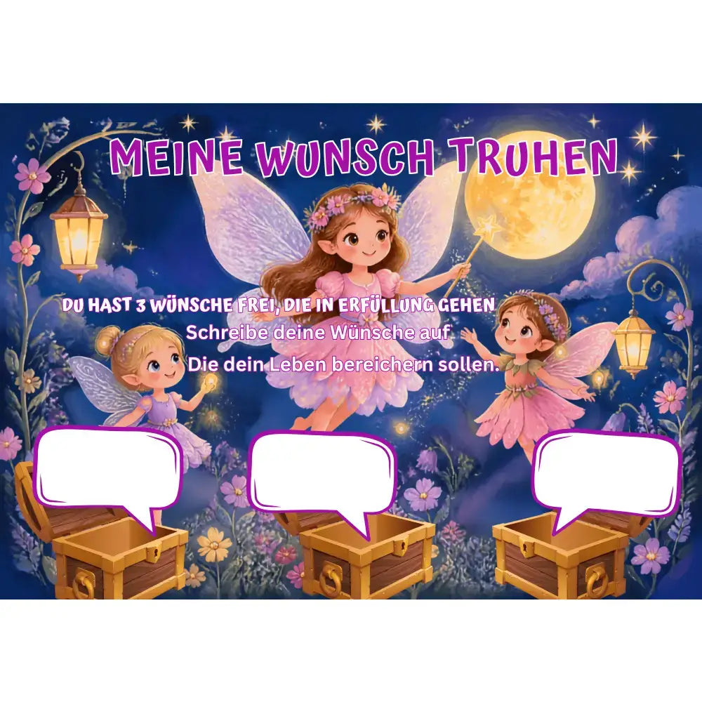 Poster für deine Wünsche- Feen im Nachtwind Digital Nr.3