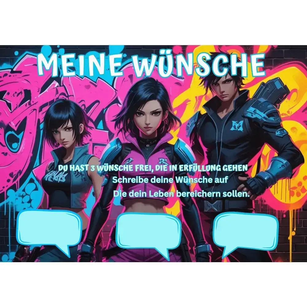 Poster für deine Wünsche- Gamer Nummer14 Digital