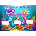 Poster für deine Wünsche- Meerjungfrauen Digital