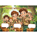 Poster für deine Wünsche Pfadfinder im Wald Digital