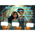 Poster für deine Wünsche- Waldprinzessin mit einen Prinz Digital