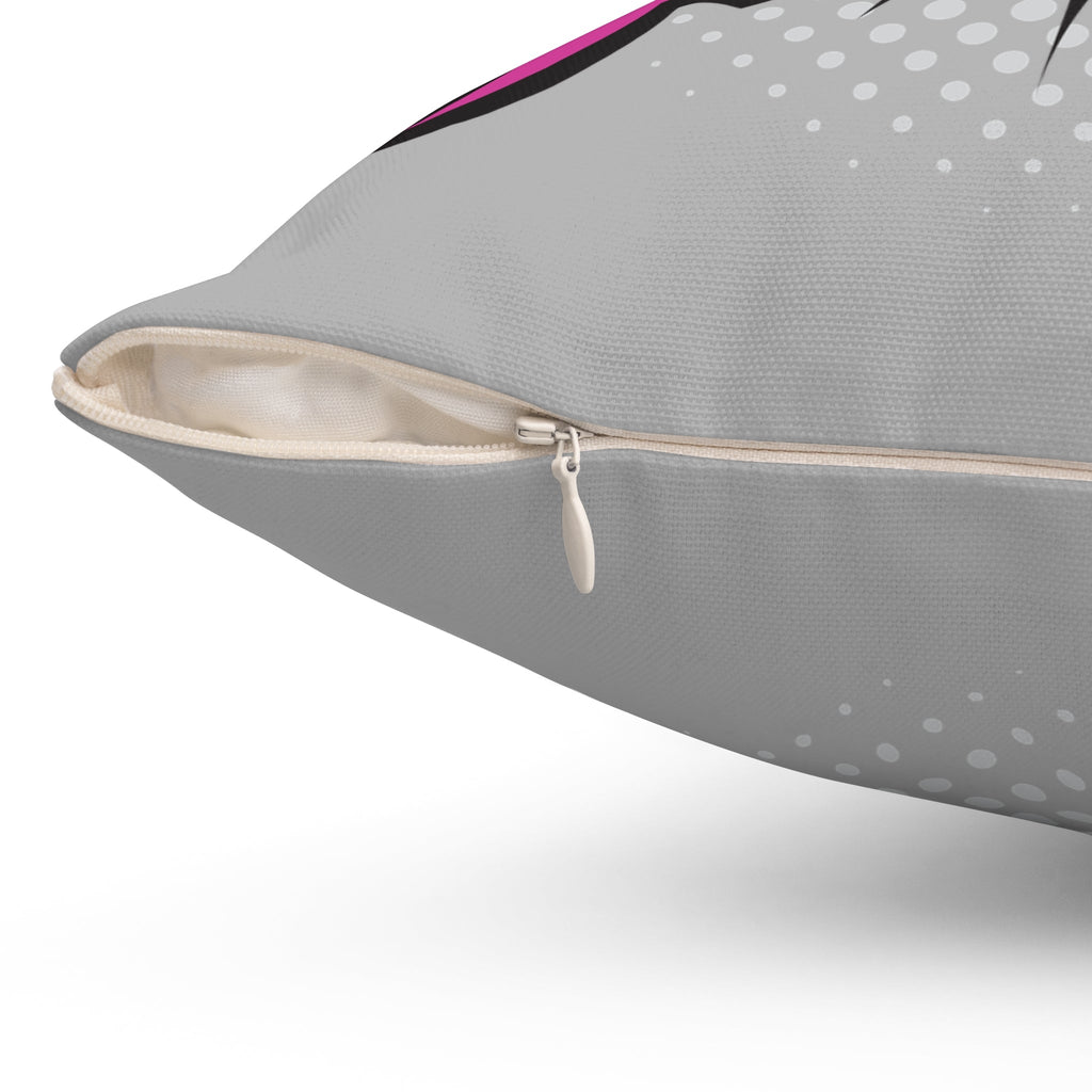 Quadratisches Kissen im Comic - Manga Anime - Familientruhe