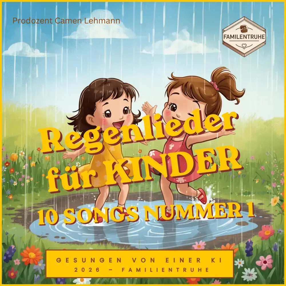 Regenlieder für Kinder mit 10 Songs Nummer 1 - Kinderlieder-Paket
