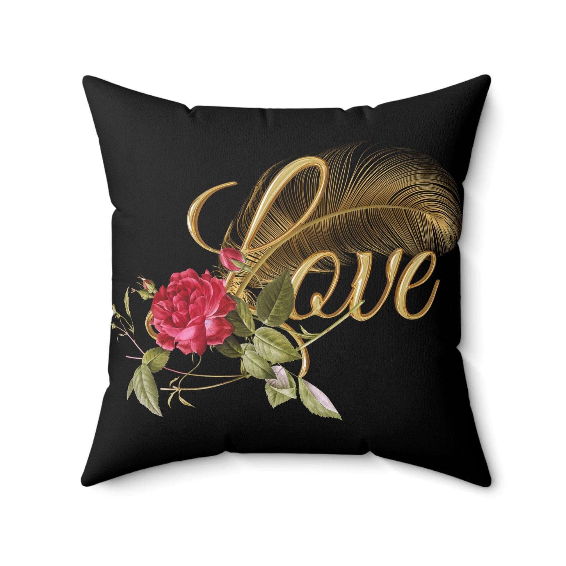 Romantisches Blumenkissen, Dekokissen, Wohndekor - Familientruhe