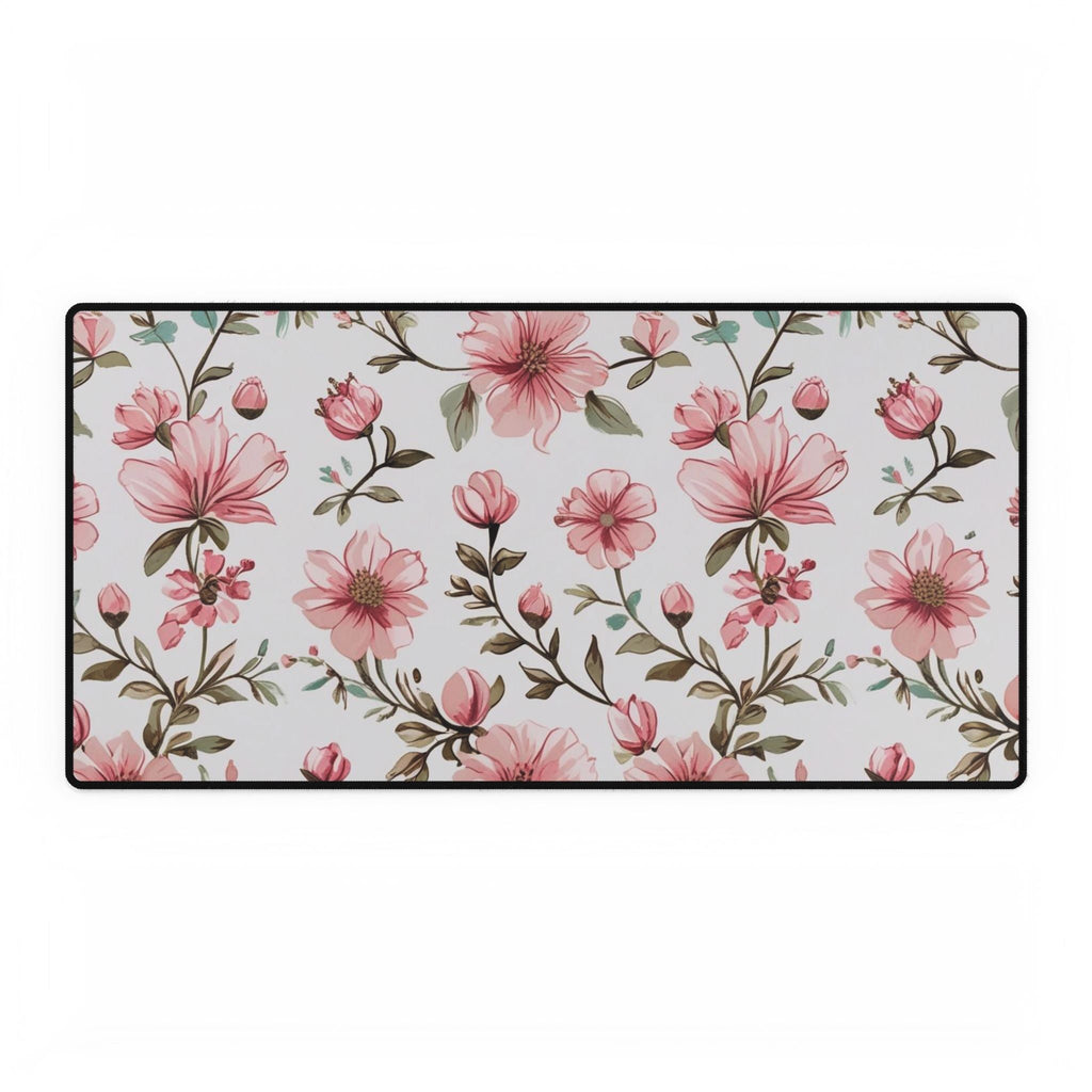 Schreibtischunterlage mit Blumenmuster für stilvolle Arbeitsplatz Dekor - Familientruhe