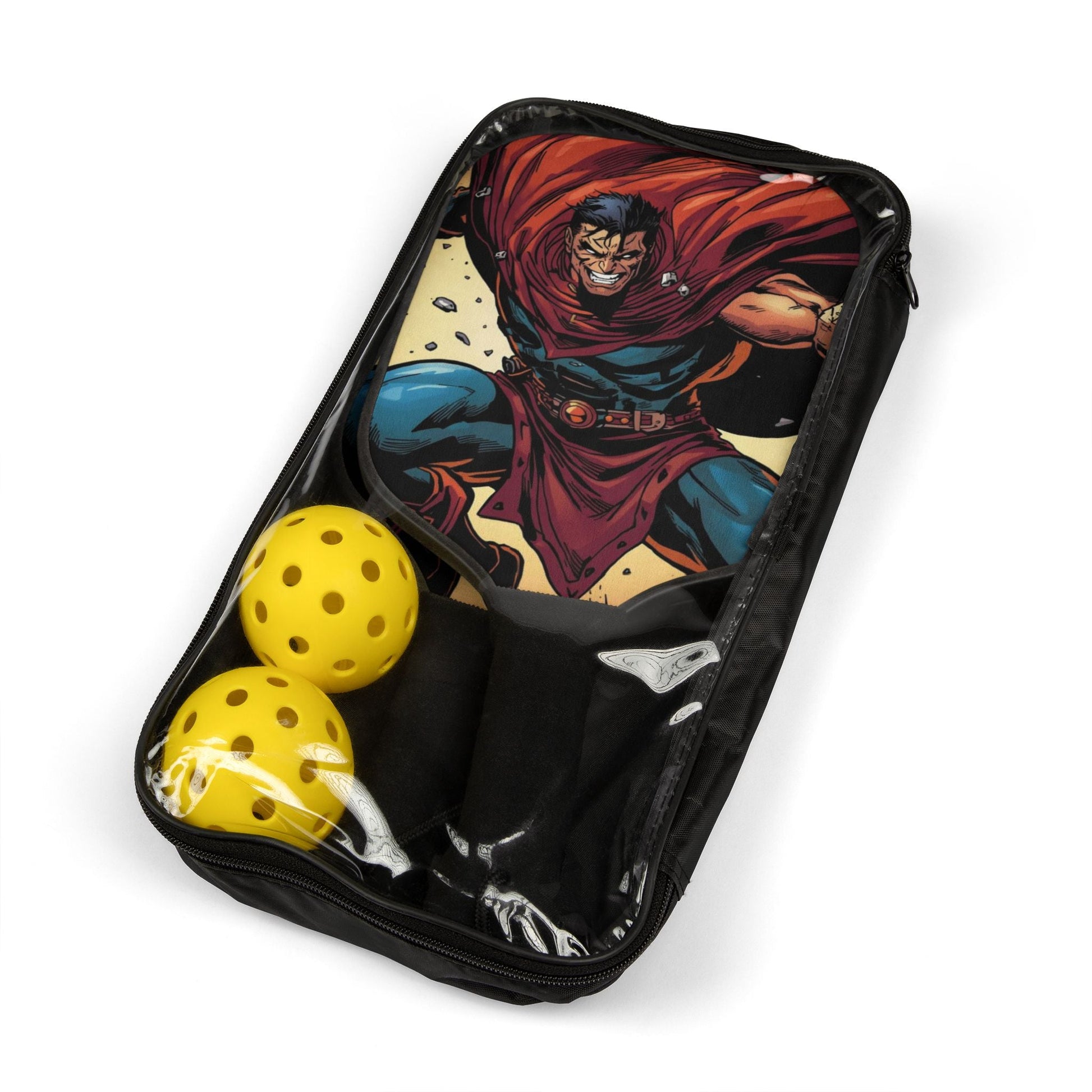 Superhelden - Pickleball - Schläger - Set, lustiges Sportgeschenk - Familientruhe