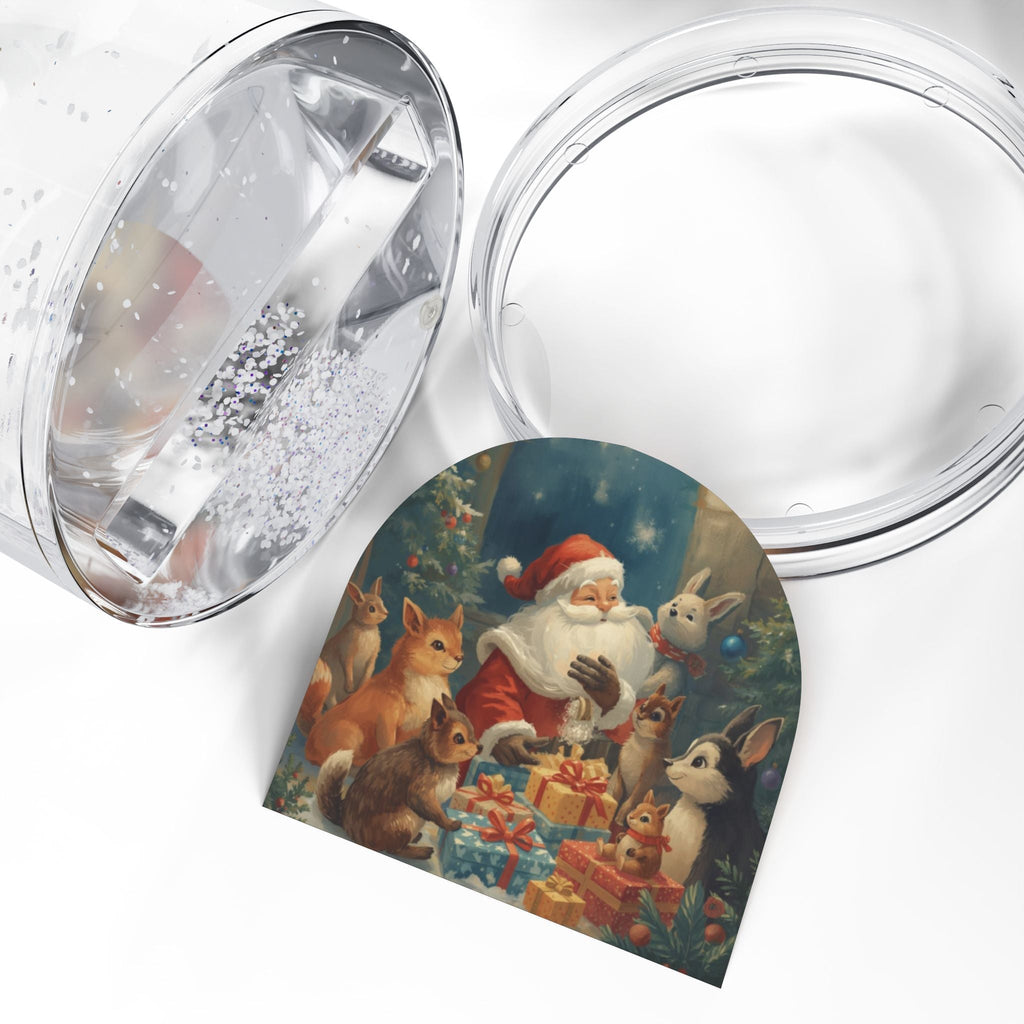 Vintage Weihnachts - Schneekugel, Weihnachtsdekoration - Familientruhe