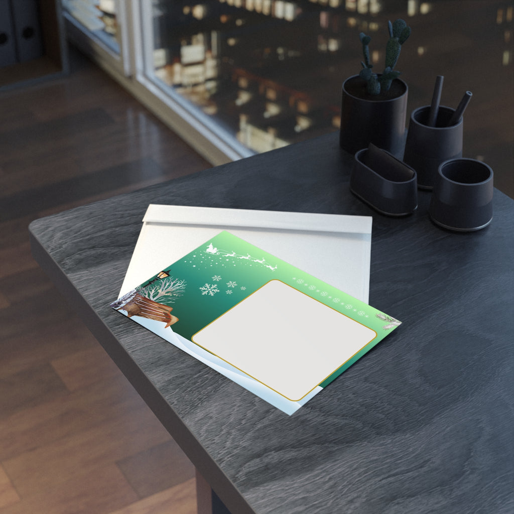 Vintage - Weihnachtskarten mit festlichem Design - Familientruhe