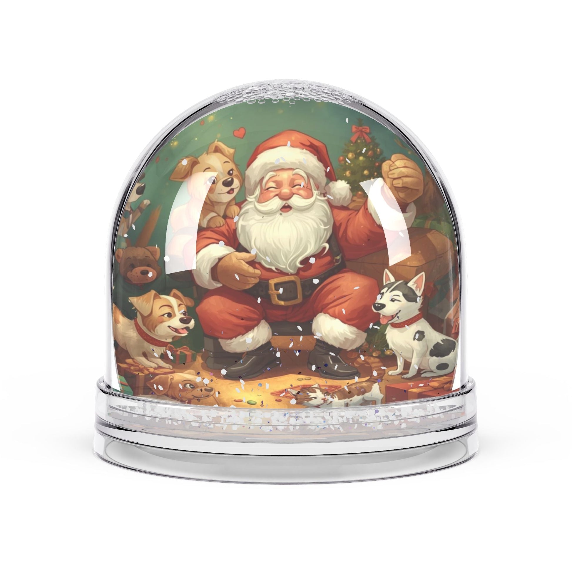 Weihnachts - Schneekugel, Weihnachtsdekoration - Familientruhe