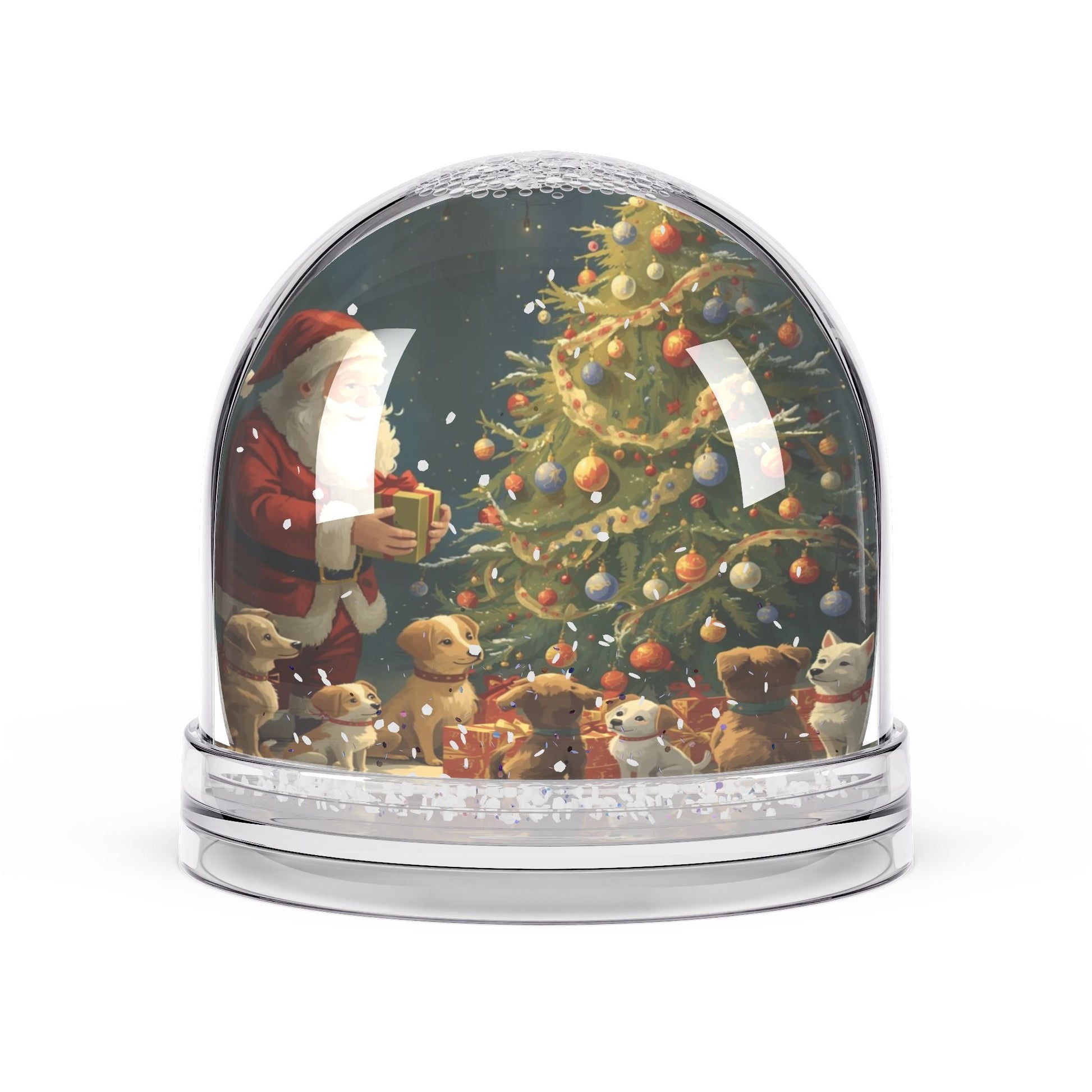 Weihnachts - Schneekugel, Weihnachtsdekoration - Familientruhe