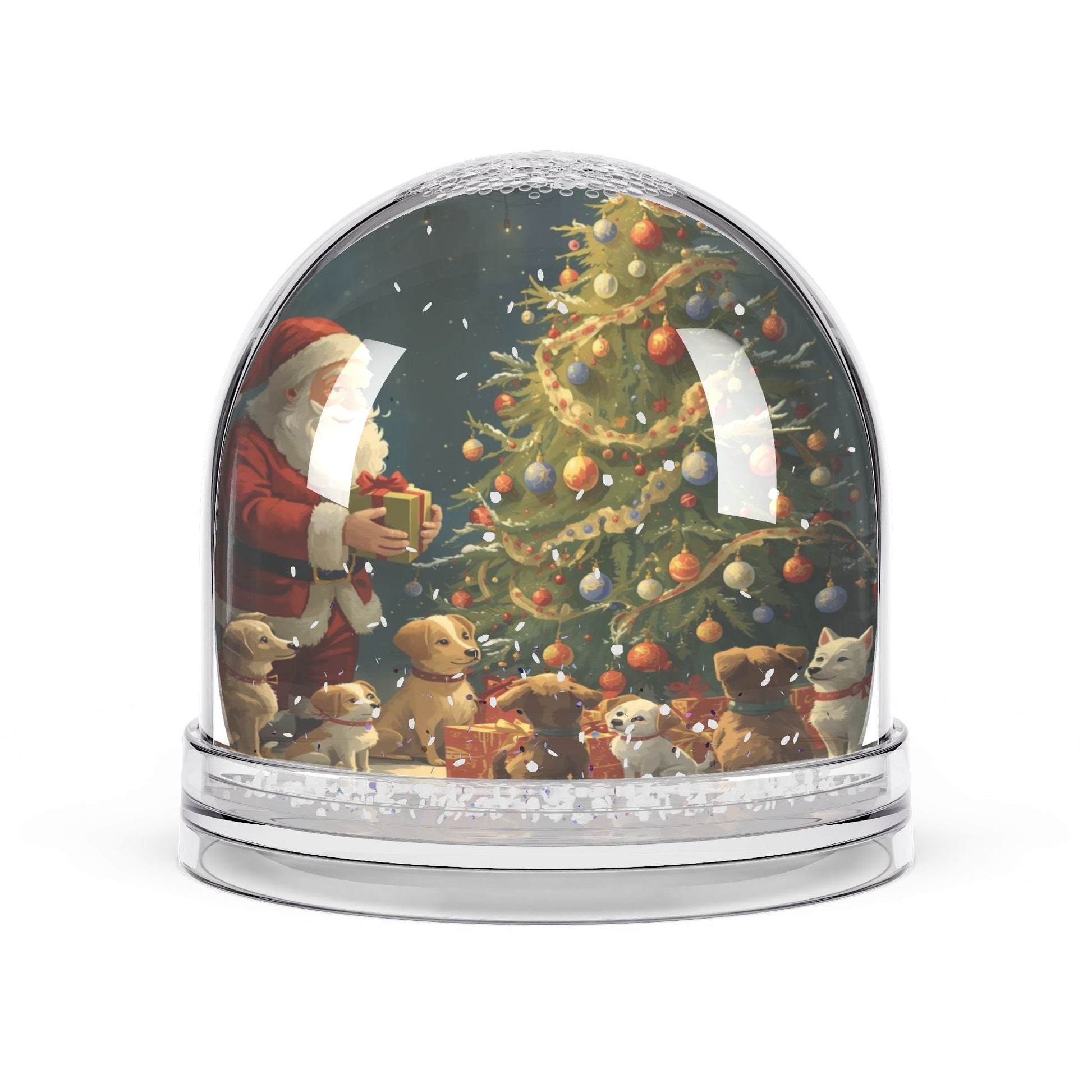 Weihnachts - Schneekugel, Weihnachtsdekoration - Familientruhe