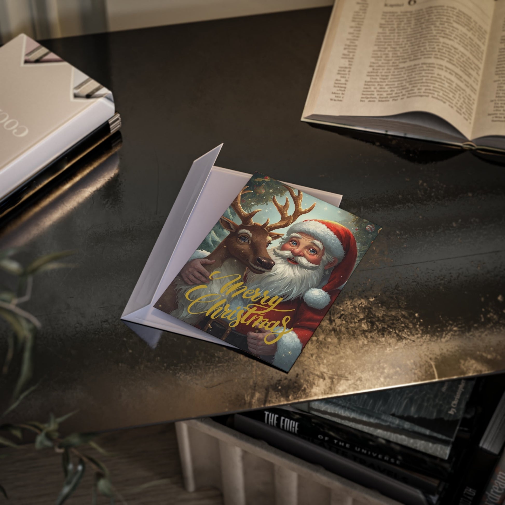 Weihnachtsgrußkarten, Festliche Weihnachtskarten - Familientruhe