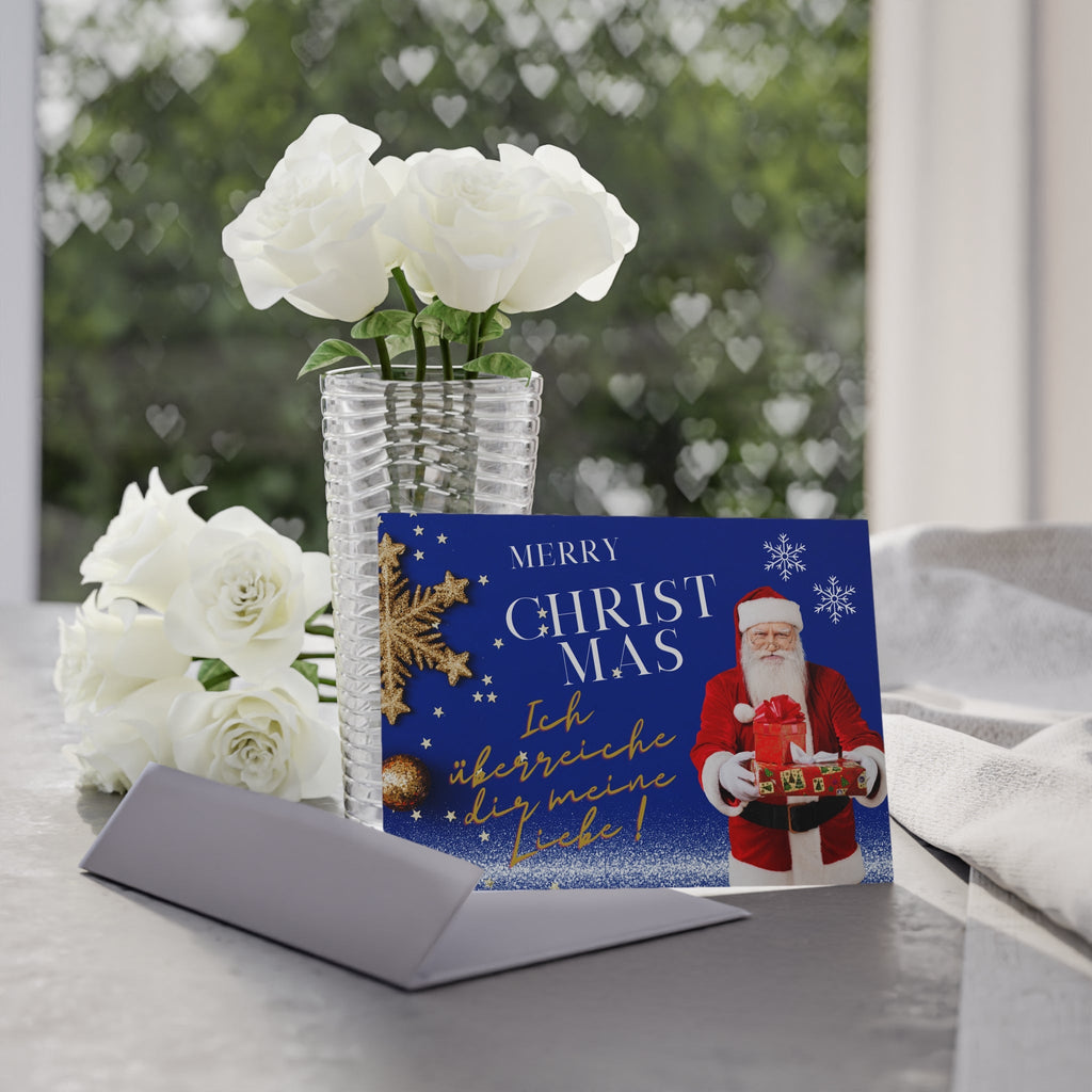 Weihnachtskarten, Festliche Grußkarten, Zweiseitig bedruckt - Familientruhe