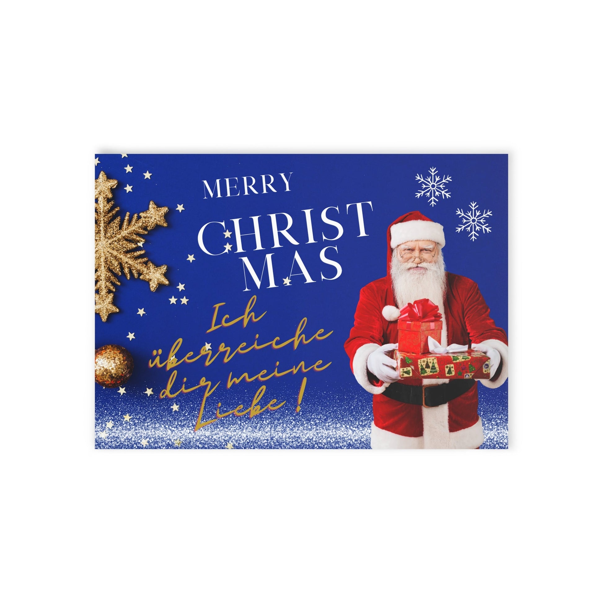 Weihnachtskarten, Festliche Grußkarten, Zweiseitig bedruckt - Familientruhe