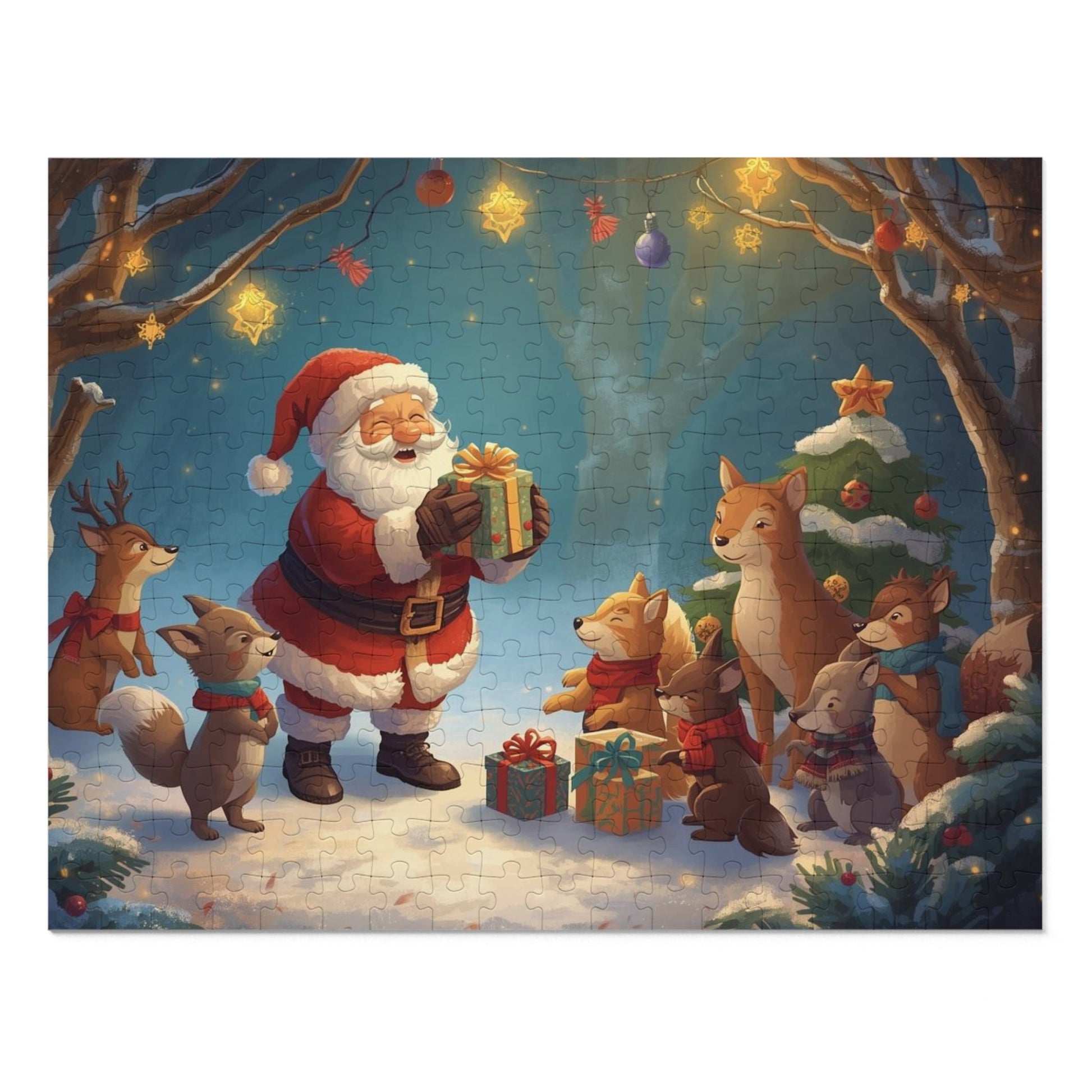 Weihnachtspuzzle mit Dose als Weihnachtsgeschenk - Familientruhe