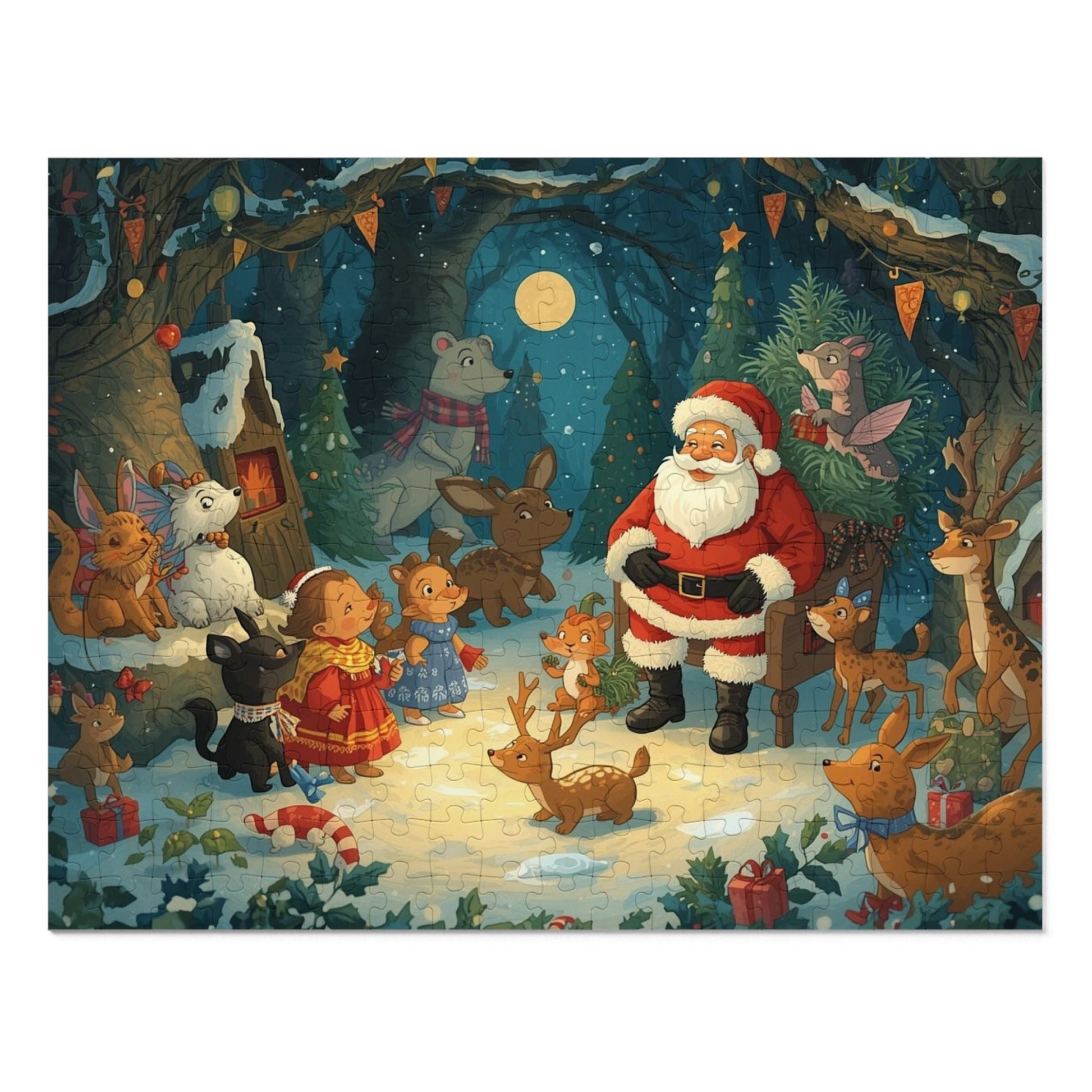 Weihnachtspuzzle mit Dose Familienspielabend - Familientruhe