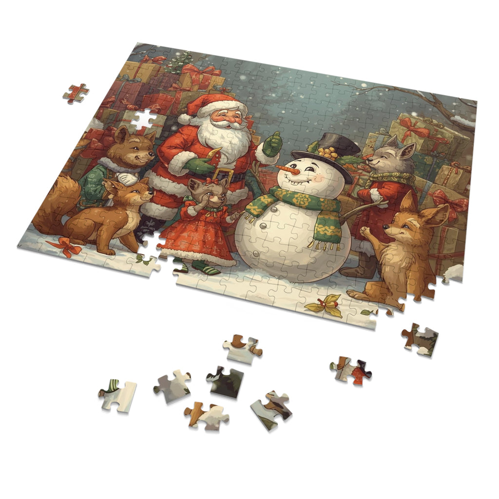 Weihnachtspuzzle mit Dose für die ganze Familie - Familientruhe