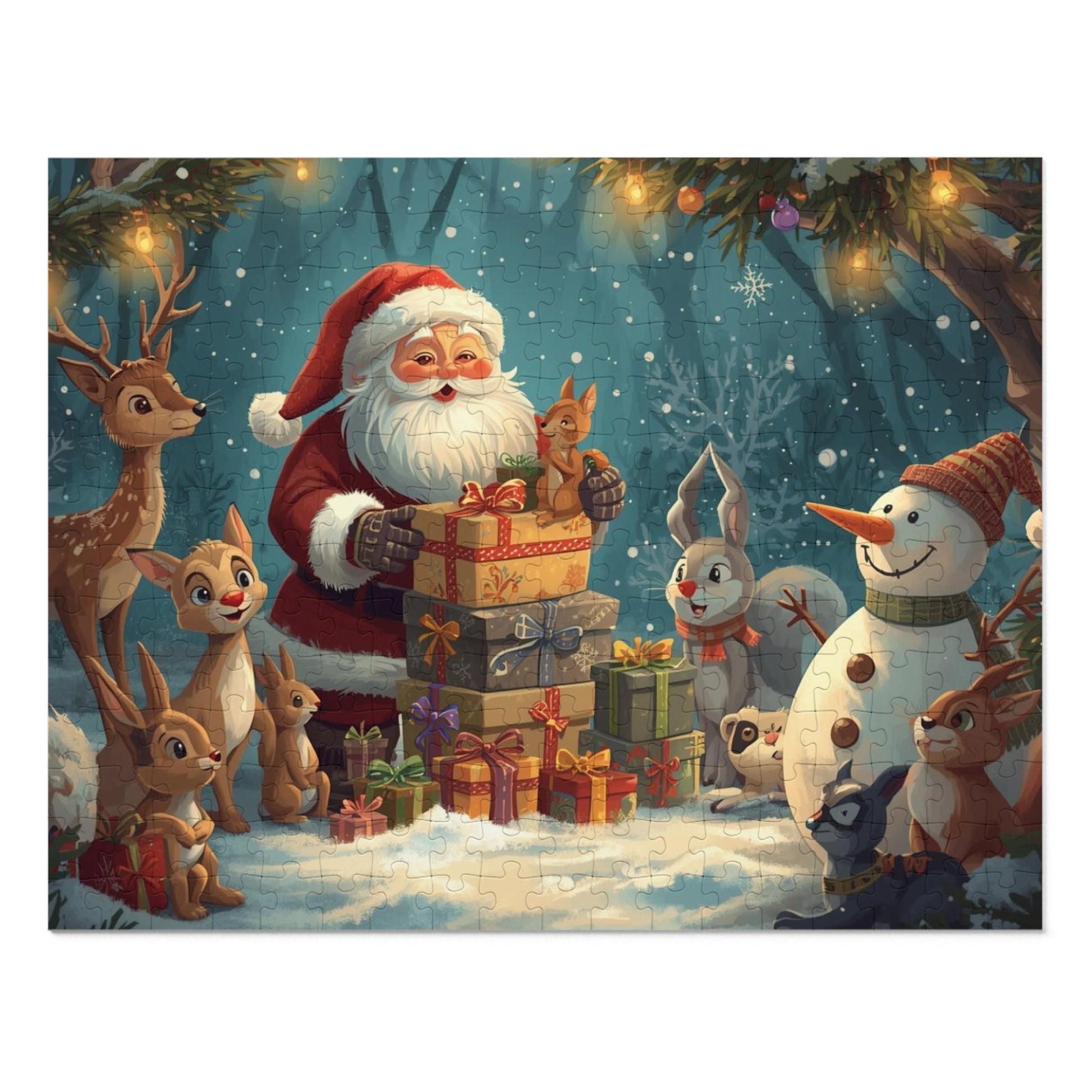 Weihnachtspuzzle mit Dose, Urlaubsspaß für die ganze Familie - Familientruhe