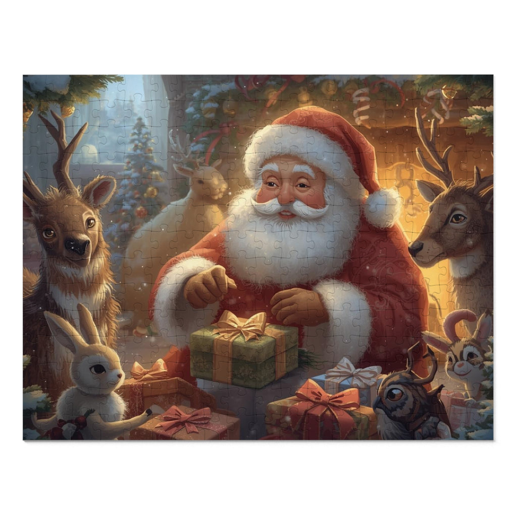 Weihnachtspuzzle mit Dose, Weihnachtsgeschenk - Familientruhe