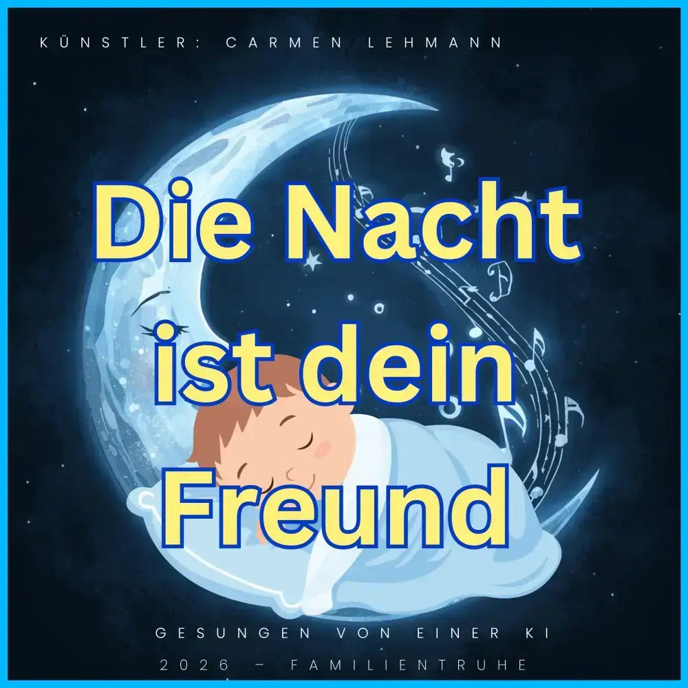 Wiegenlied- Die Nacht ist dein Freund: Beruhigende Klänge - Kinderlied