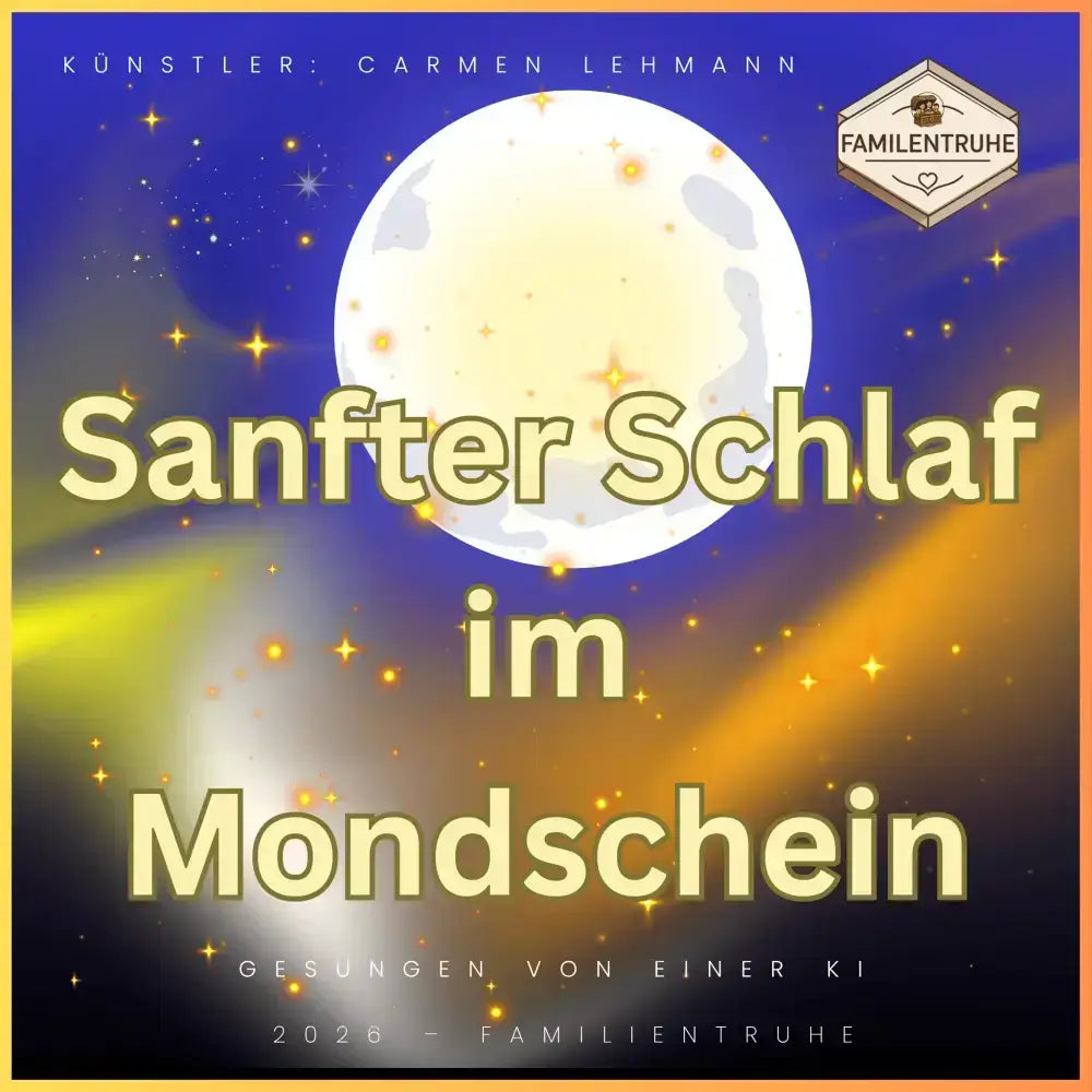 Wiegenlied -Sanfter Schlaf im Mondschein - Kinderlied