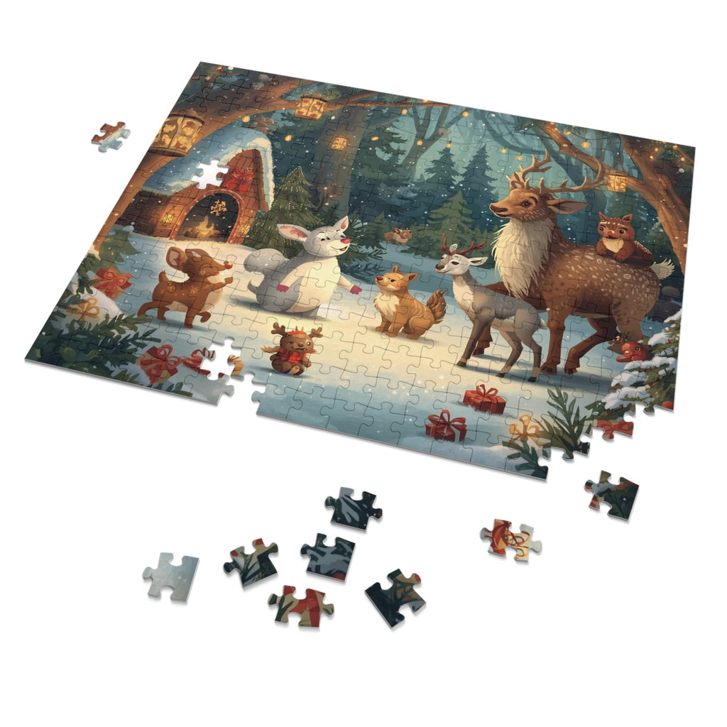 Wunderliches Wintertier - Puzzle, gemütliche Familienaktivität - Familientruhe