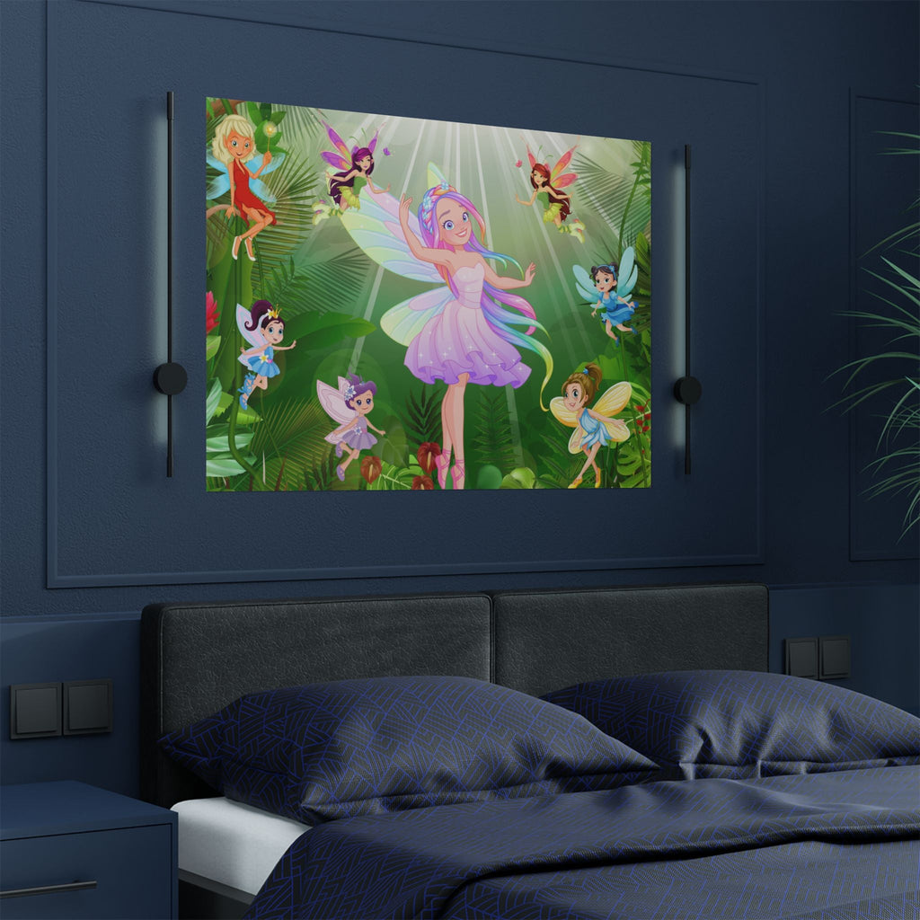 Zauberhaftes Feen - Satin - Poster, Zauberhafte Wandkunst - Familientruhe